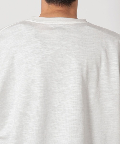 LAKOLE(ラコレ)の「スラブロゴ刺繍T / 328982(Tシャツ/カットソー・メンズ・ホワイト/チャコール/セージグリーン・LARGE/MEDIUM)」の16枚目の写真