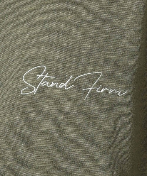 LAKOLE(ラコレ)の「スラブロゴ刺繍T / 328982(Tシャツ/カットソー・メンズ・ホワイト/チャコール/セージグリーン・LARGE/MEDIUM)」の19枚目の写真