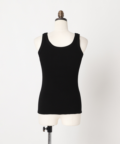 Spick & Span（スピックアンドスパン）の「《追加》甘撚テレコアメスリタンク（タンクトップ・レディース・ホワイト/ベージュ/ブラック/ベージュ系その他・FREE）」の22枚目の写真