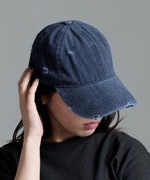 CALIFORNIA OUTFITTERS（カリフォルニア アウトフィッターズ）の「5A16 ヴィンテージ風ダメージキャップ 無地（キャップ・メンズ）」