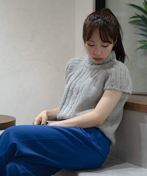 セール】TURTLE RIB KNIT（ニット/セーター）｜BLUE×PALANG