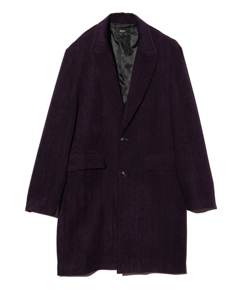 glamb（グラム）の「Loose Chester Coat / ルーズチェスターコート（チェスターコート・メンズ・ブラック/カーキ/ワイン・S/M/L）」の6枚目の写真