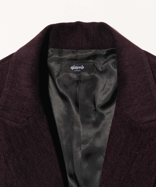 glamb（グラム）の「Loose Chester Coat / ルーズチェスターコート（チェスターコート・メンズ・ブラック/カーキ/ワイン・S/M/L）」の20枚目の写真