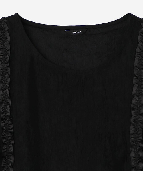 Bshop（ビショップ）の「eunoia | フリルラインベスト WOMEN（ベスト・レディース・ブラック・ONE）」の12枚目の写真