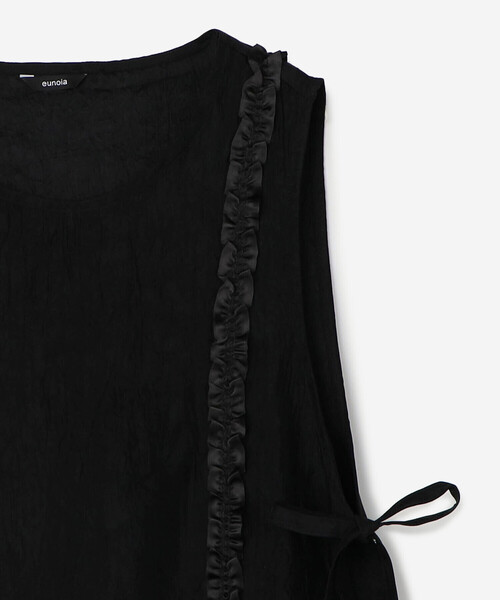 Bshop（ビショップ）の「eunoia | フリルラインベスト WOMEN（ベスト・レディース・ブラック・ONE）」の13枚目の写真