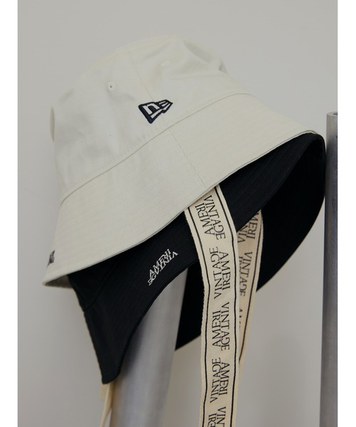 Ameri（アメリ）の「NEW ERA×Ameri LOGO TAPE BUCKET HAT（ハット