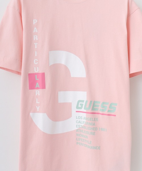 Guess（ゲス）の「GUESS ELISA T-SHIRT TEEシャツ（Tシャツ/カットソー・レディース・ホワイト/エメラルドブルー/ピンク・S/M）」の17枚目の写真