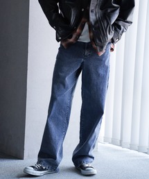 RATTLE TRAP | ツイルバイオブリーチワイドデニム5Pパンツ(デニムパンツ)