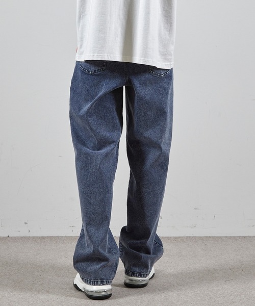 RATTLE TRAP（ラトルトラップ）の「ツイルバイオブリーチワイドデニム5Pパンツ（デニムパンツ・メンズ・ブラック/ネイビー/グレー・L/M/S）」の21枚目の写真