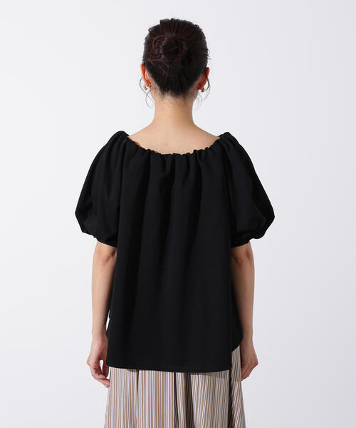 N.(N. Natural Beauty Basic)(エヌエヌナチュラルビューティーベーシック)の「2WAYオフショルカットソー(Tシャツ/カットソー・レディース・ブラウン/レッド/ブラック・MEDIUM)」の12枚目の写真