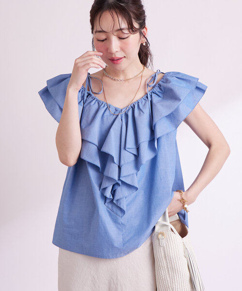 未使用 ラピーヌ ブルー LAPINE BLEUE 絹 シルク 混 春夏 向き レディース 用 シャツ ブラウス 40 2025年最新】ラピーヌブルーの人気アイテム - メルカリ
