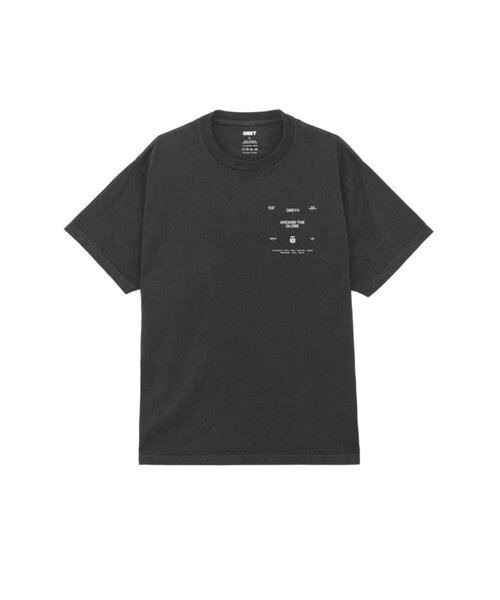 ◆OBEY◆オベイ GLOBAL Tシャツ JOINT WORKS tシャツ OBEY/オベイPLAZA ACTIVE TOP メンズ