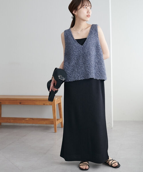 WEB限定】ワッフルキャミワンピース（ワンピース）｜DISCOAT（ディス