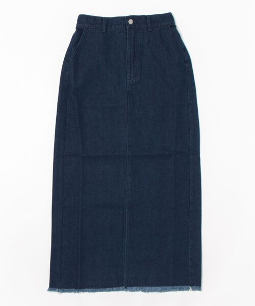 STYLEBLOCK（スタイルブロック）の「デニムIラインスカート（デニムスカート・レディース・ライトブルー/ブラック/ライトグレー/ネイビー・M）」の4枚目の写真