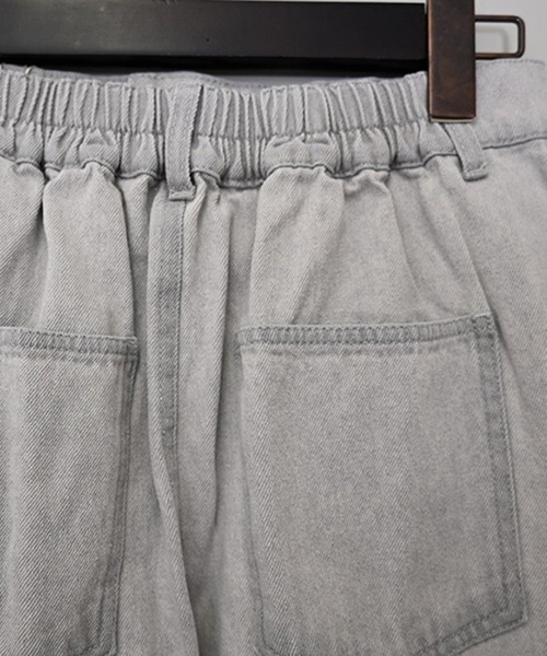 STYLEBLOCK（スタイルブロック）の「デニムIラインスカート（デニムスカート・レディース・ライトブルー/ブラック/ライトグレー/ネイビー・M）」の6枚目の写真