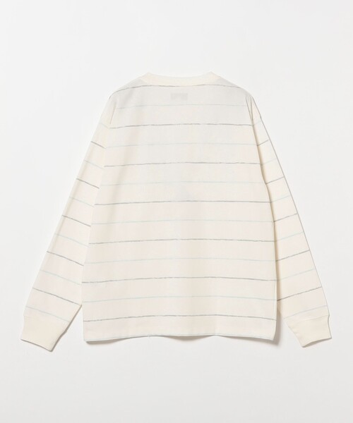 B:MING by BEAMS(ビーミングバイビームス)の「吸水速乾 クイックドライ スラブ ボーダー Tシャツ(Tシャツ/カットソー・メンズ・ブラック/オフホワイト・LARGE/MEDIUM/SMALL/X-LARGE)」の17枚目の写真