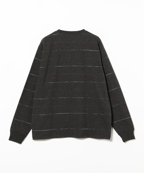 B:MING by BEAMS(ビーミングバイビームス)の「吸水速乾 クイックドライ スラブ ボーダー Tシャツ(Tシャツ/カットソー・メンズ・ブラック/オフホワイト・LARGE/MEDIUM/SMALL/X-LARGE)」の22枚目の写真