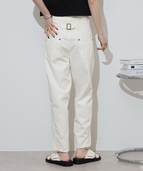 atONE(アットワン)の「サルエルデニムパンツ(その他パンツ・レディース・ホワイト/ネイビー/ワンウォッシュ/ブルー・M/S/LL/L/4L/3L)」の7枚目の写真