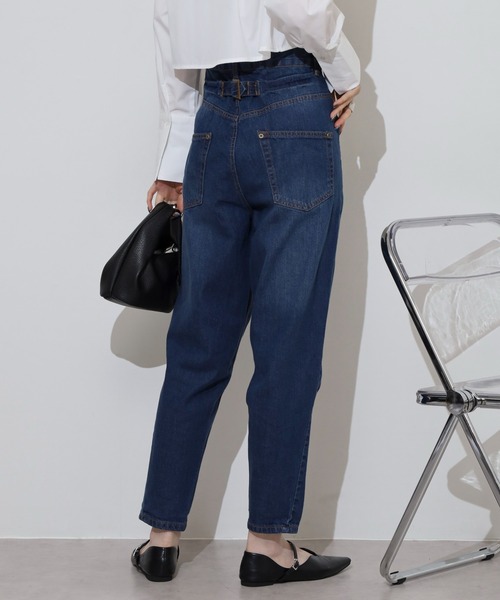 atONE(アットワン)の「サルエルデニムパンツ(その他パンツ・レディース・ホワイト/ネイビー/ワンウォッシュ/ブルー・M/S/LL/L/4L/3L)」の13枚目の写真