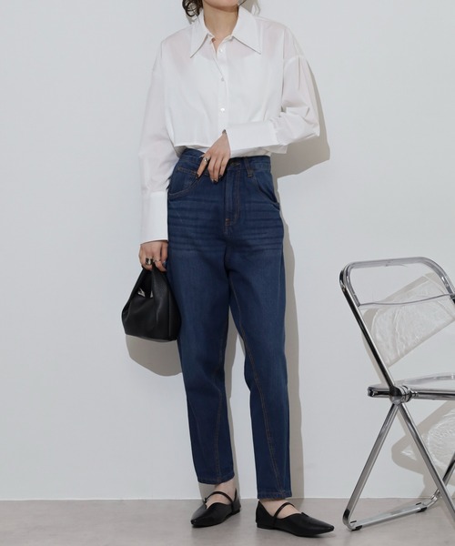 atONE(アットワン)の「サルエルデニムパンツ(その他パンツ・レディース・ホワイト/ネイビー/ワンウォッシュ/ブルー・M/S/LL/L/4L/3L)」の15枚目の写真