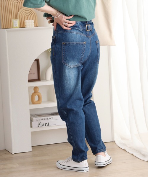 atONE(アットワン)の「サルエルデニムパンツ(その他パンツ・レディース・ホワイト/ネイビー/ワンウォッシュ/ブルー・M/S/LL/L/4L/3L)」の19枚目の写真