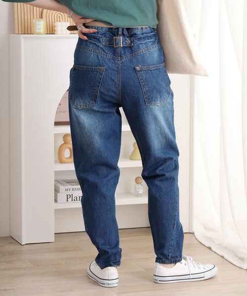 atONE(アットワン)の「サルエルデニムパンツ(その他パンツ・レディース・ホワイト/ネイビー/ワンウォッシュ/ブルー・M/S/LL/L/4L/3L)」の20枚目の写真