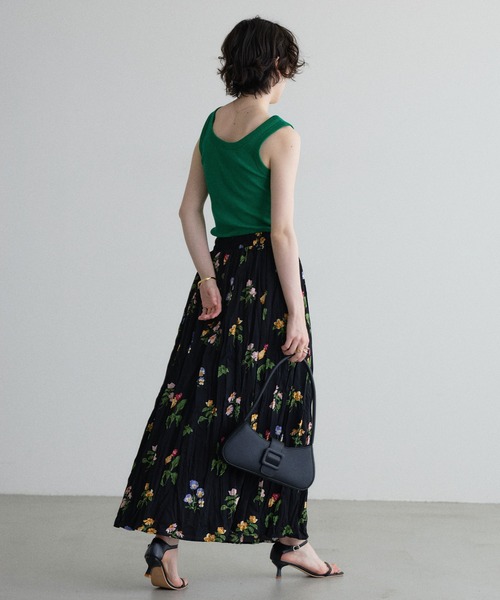 セール】【ZOZO限定】フラワープリントワッシャースカート（スカート