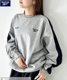 Reebok(リーボック)/配色 ワンポイント ラインプルオーバー スウェット