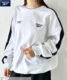 Reebok（リーボック）の「Reebok(リーボック)/配色 ワンポイント ラインプルオーバー スウェット（スウェット・メンズ）」