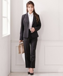 Nissen glamor（ニッセングラマー）の「【大きい胸専用】RISPY 洗える ストレッチテーラードジャケット　テーパードパンツスーツ（吸汗速乾）（スーツセット）」