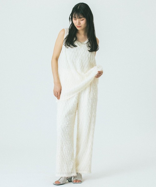 パンツ ROSE BUD JACQUARD PANTS セール】JACQUARD PANTS（その他パンツ）｜ROSE BUD（ローズ