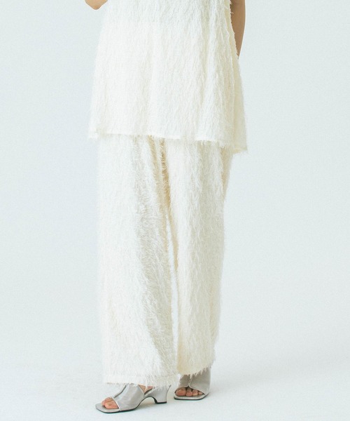 ROSE BUD（ローズバッド）の「JACQUARD PANTS（その他パンツ・レディース・マスタード/ブラック/ホワイト・ONE SIZE）」の13枚目の写真