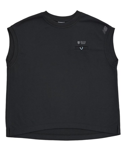 NEW BALANCE(ニューバランス)の「New Balance French Sleeve Crew Pullover(ニューバランス フレンチ スリーブ クルー プルオーバー)(Tシャツ/カットソー・レディース・ブラック/ホワイト系/グリーン系/オレンジ系/ブルー系・SMALL/MEDIUM/LARGE)」の13枚目の写真