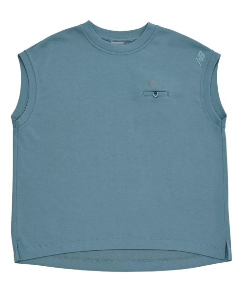 NEW BALANCE(ニューバランス)の「New Balance French Sleeve Crew Pullover(ニューバランス フレンチ スリーブ クルー プルオーバー)(Tシャツ/カットソー・レディース・ブラック/ホワイト系/グリーン系/オレンジ系/ブルー系・SMALL/MEDIUM/LARGE)」の20枚目の写真