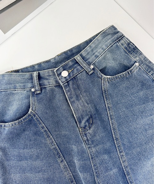 MAISON DE THERESE（メゾン ド テレーズ）の「ヴィンテージ ワイドデニム（デニムパンツ・レディース・ブルー・S/M/L/XS/XL/XX-LARGE）」の18枚目の写真