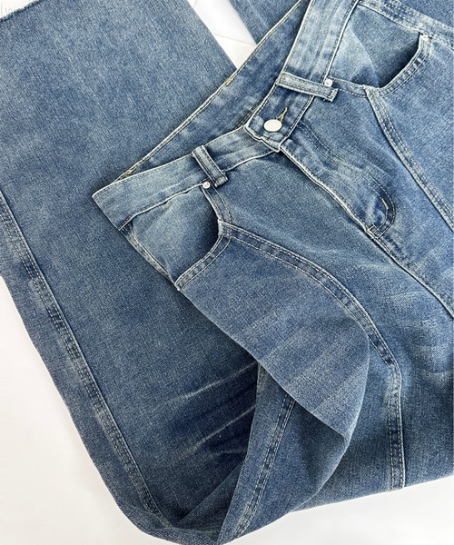 MAISON DE THERESE（メゾン ド テレーズ）の「ヴィンテージ ワイドデニム（デニムパンツ・レディース・ブルー・S/M/L/XS/XL/XX-LARGE）」の12枚目の写真