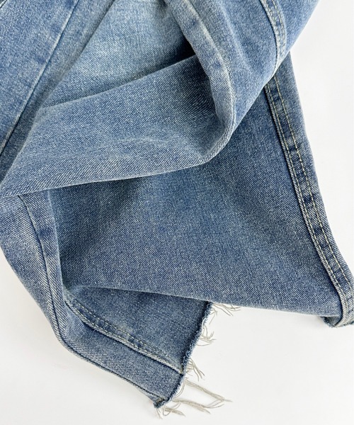 MAISON DE THERESE（メゾン ド テレーズ）の「ヴィンテージ ワイドデニム（デニムパンツ・レディース・ブルー・S/M/L/XS/XL/XX-LARGE）」の11枚目の写真