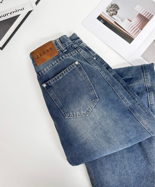 MAISON DE THERESE（メゾン ド テレーズ）の「ヴィンテージ ワイドデニム（デニムパンツ・レディース・ブルー・S/M/L/XS/XL/XX-LARGE）」の14枚目の写真