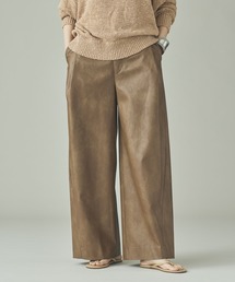 Curensology | 【2/20配信 高山都さんインスタライブ紹介アイテム】Curensology(カレンソロジー)/ヴィンテージフェイクレザーパンツ(その他パンツ)