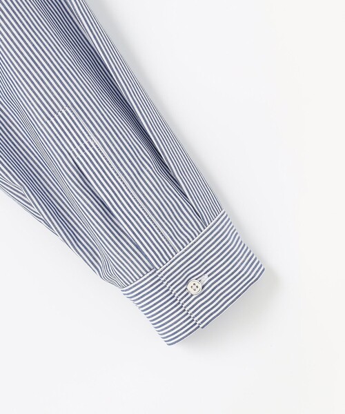 J.PRESS Ladies（J.プレス レディス）の「COTTON TEX ブラウス（シャツ/ブラウス・レディース・サックスブルー系/ライトグレー系/ネイビー系1・XS）」の8枚目の写真