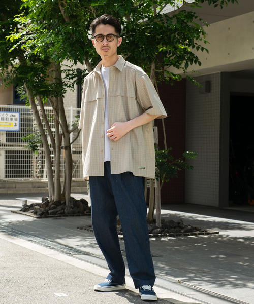 OUTDOOR EXCHANGE（アウトドアエクスチェンジ）の「OUTDOOR EXCHANGE  SHORT-SLEEVE SHIRTS（シャツ/ブラウス・メンズ・ブラック系その他/ベージュ系その他・MEDIUM/LARGE）」の12枚目の写真