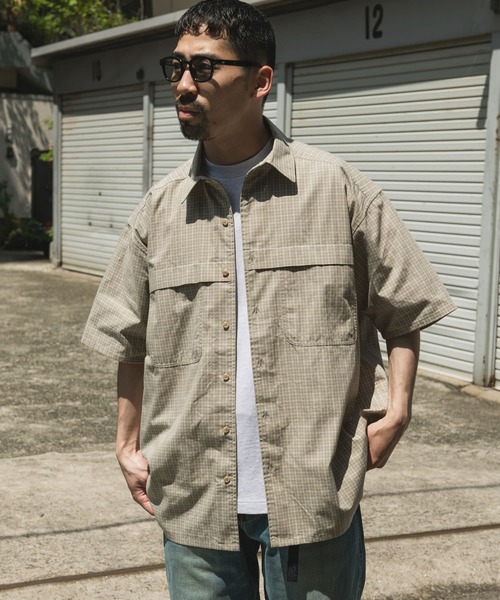 セール】OUTDOOR EXCHANGE SHORT-SLEEVE SHIRTS（シャツ/ブラウス