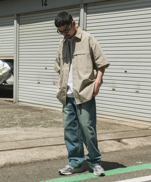 OUTDOOR EXCHANGE（アウトドアエクスチェンジ）の「OUTDOOR EXCHANGE  SHORT-SLEEVE SHIRTS（シャツ/ブラウス・メンズ・ブラック系その他/ベージュ系その他・MEDIUM/LARGE）」の20枚目の写真