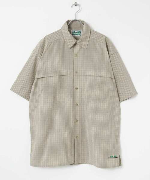 OUTDOOR EXCHANGE（アウトドアエクスチェンジ）の「OUTDOOR EXCHANGE  SHORT-SLEEVE SHIRTS（シャツ/ブラウス・メンズ・ブラック系その他/ベージュ系その他・MEDIUM/LARGE）」の22枚目の写真