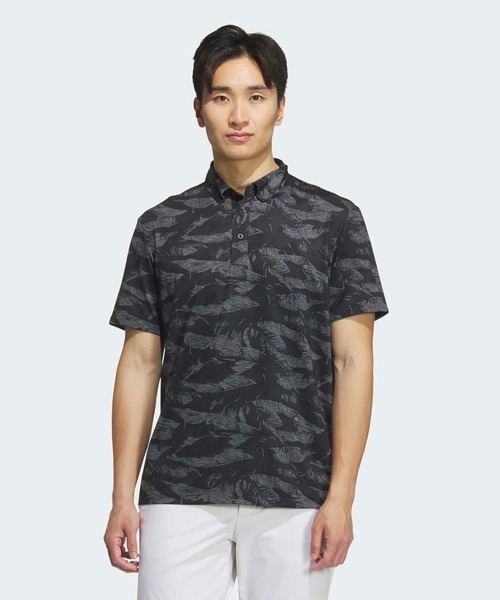 アディダス adidas ゴルフ ボタンダウンシャツ グラフィック 半袖ボタンダウンシャツ【adidas Golf/アディダス