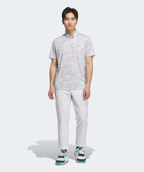 【新品】アディダス ゴルフ 半袖 ボタンダウン シャツ ホワイト メンズ S ADIDAS GOLF アディダスゴルフ 2023年モデル 半袖ポロシャツ