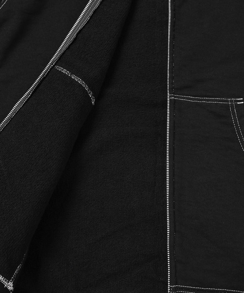 COMME des GARCONS HOMME(コム デ ギャルソン・オム)の「COTTON GARMENT DYE HOODIE(パーカー・メンズ・ブラック・L/M/S)」の5枚目の写真