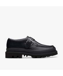 Clarks(クラークス)のBadell Monk / バデルモンク(ブラックレザー)(モカシン/デッキシューズ)