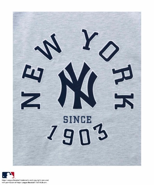 MLB(メジャーリーグベースボール)の「MLB バックアーチ ロングスリーブTシャツ(Tシャツ/カットソー・メンズ・ブラウン/アッシュグレー/ブルー系/ブラック・XL/L/M)」の7枚目の写真