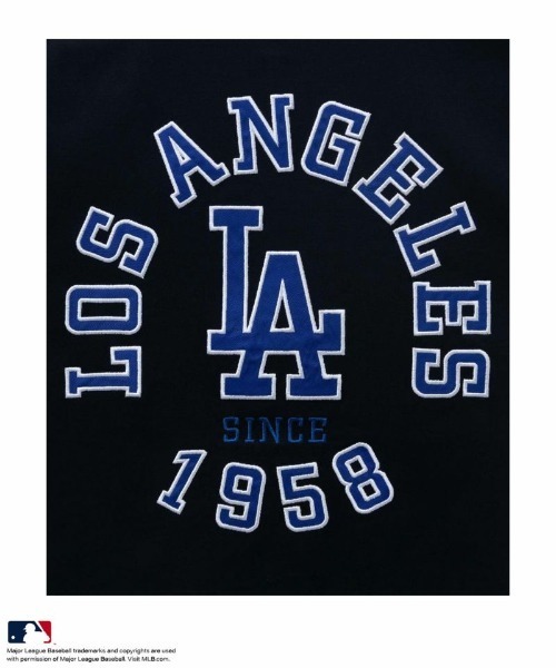 MLB(メジャーリーグベースボール)の「MLB バックアーチ ロングスリーブTシャツ(Tシャツ/カットソー・メンズ・ブラウン/アッシュグレー/ブルー系/ブラック・XL/L/M)」の11枚目の写真